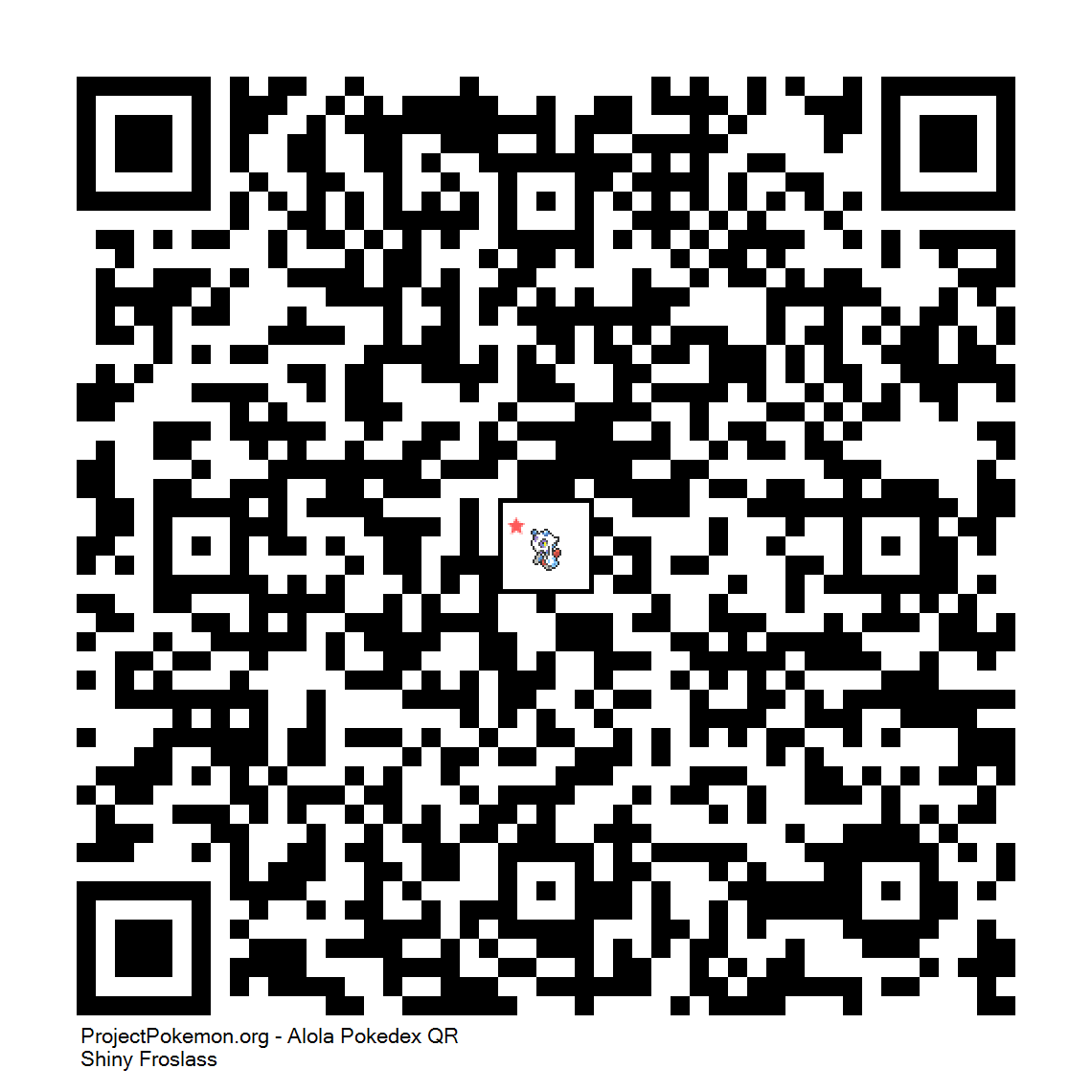 Cdigo QR de Froslass variocolor
